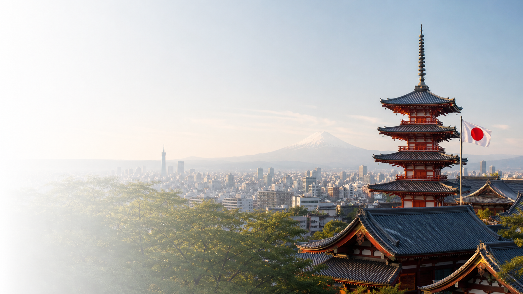 Landmarks and cityscape in Japan